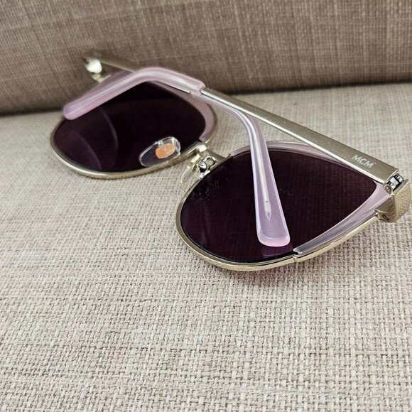 MCM Women Sunglasses Gold/Pink Tone MCM110SK 58[]16 140 Eyewear made in Italy - Picture 6 of 13